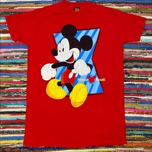 Vintage 1990s Mickey Mouse Nightgown T Shirt One Size.